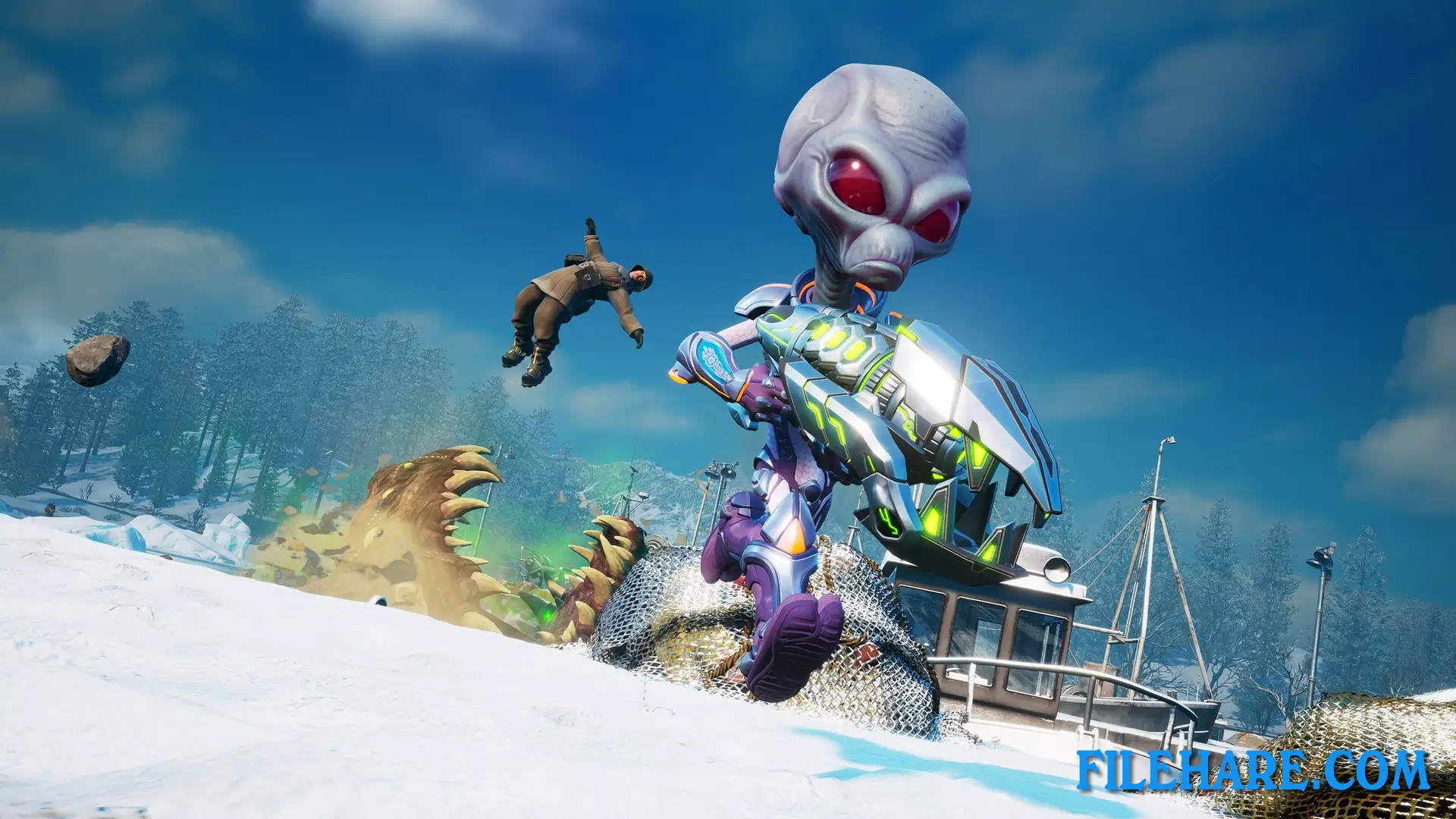 Destroy All Humans! 2: Reprobed PC Game Screenshot 1