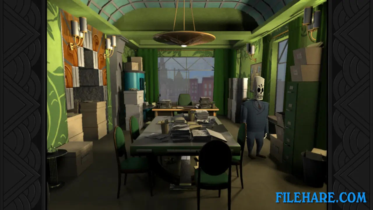 Grim Fandango Remastered PC Game Screenshot 1
