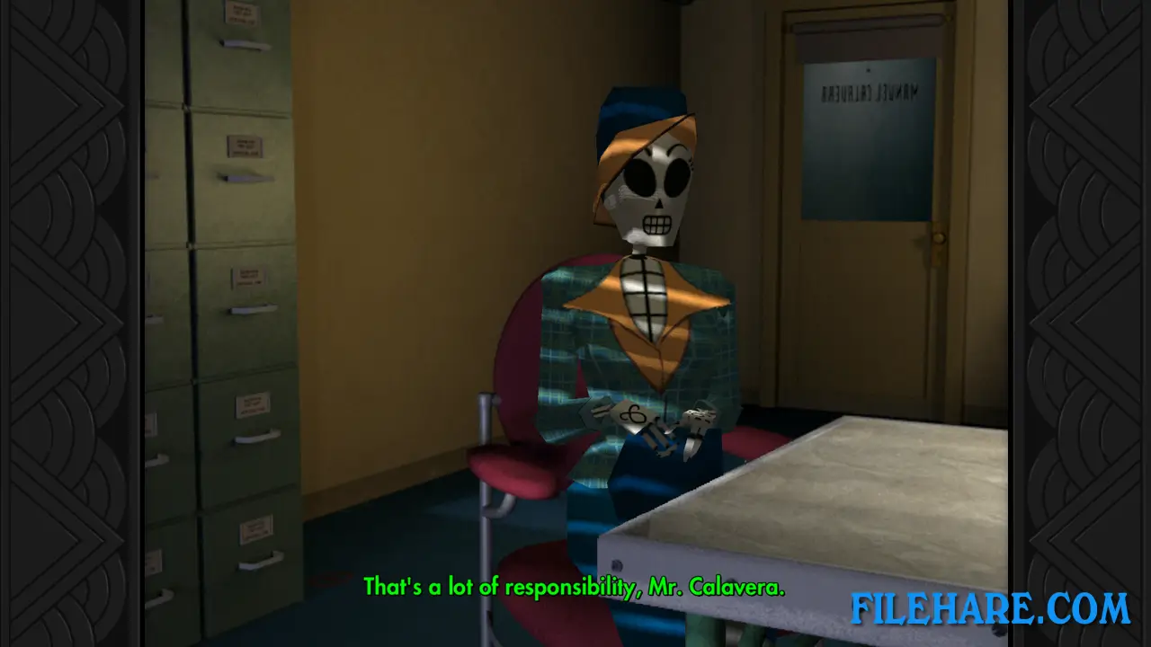 Grim Fandango Remastered PC Game Screenshot 2