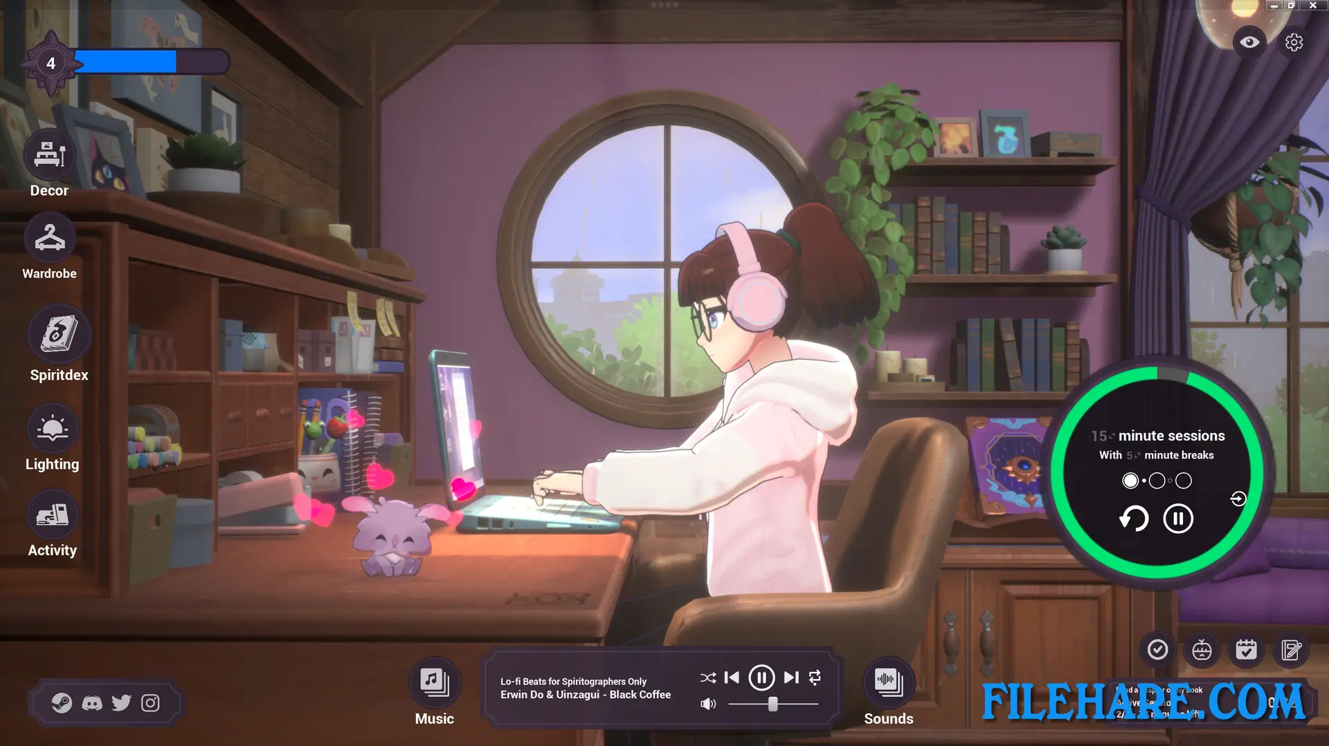 Spirit City: Lofi Sessions PC Game Screenshots 1