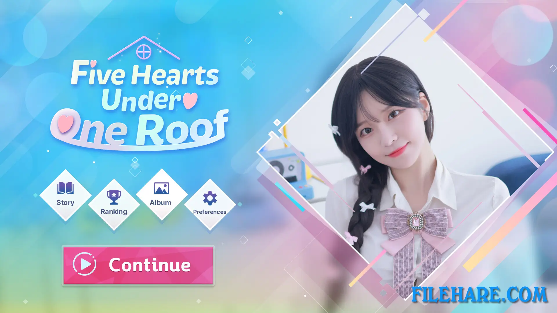 Five Hearts Under One Roof PC Game Screenshots 1