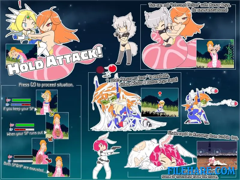 Echidna Wars DX PC Game Screenshots 3