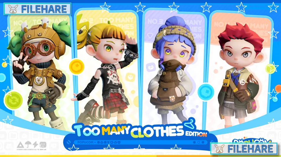 POPUCOM – Too Many Clothes Edition PC Game Download