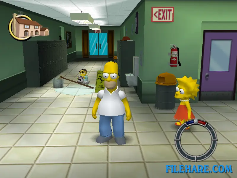 The Simpsons: Hit & Run PC Game Screenshots 1