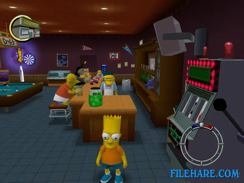 The Simpsons: Hit & Run PC Game Screenshots 3