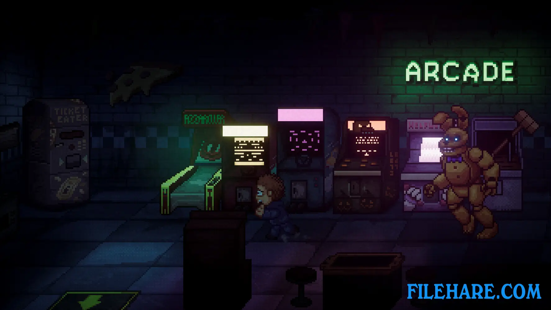 Five Nights at Freddy's: Into the Pit PC Game Screenshots 1