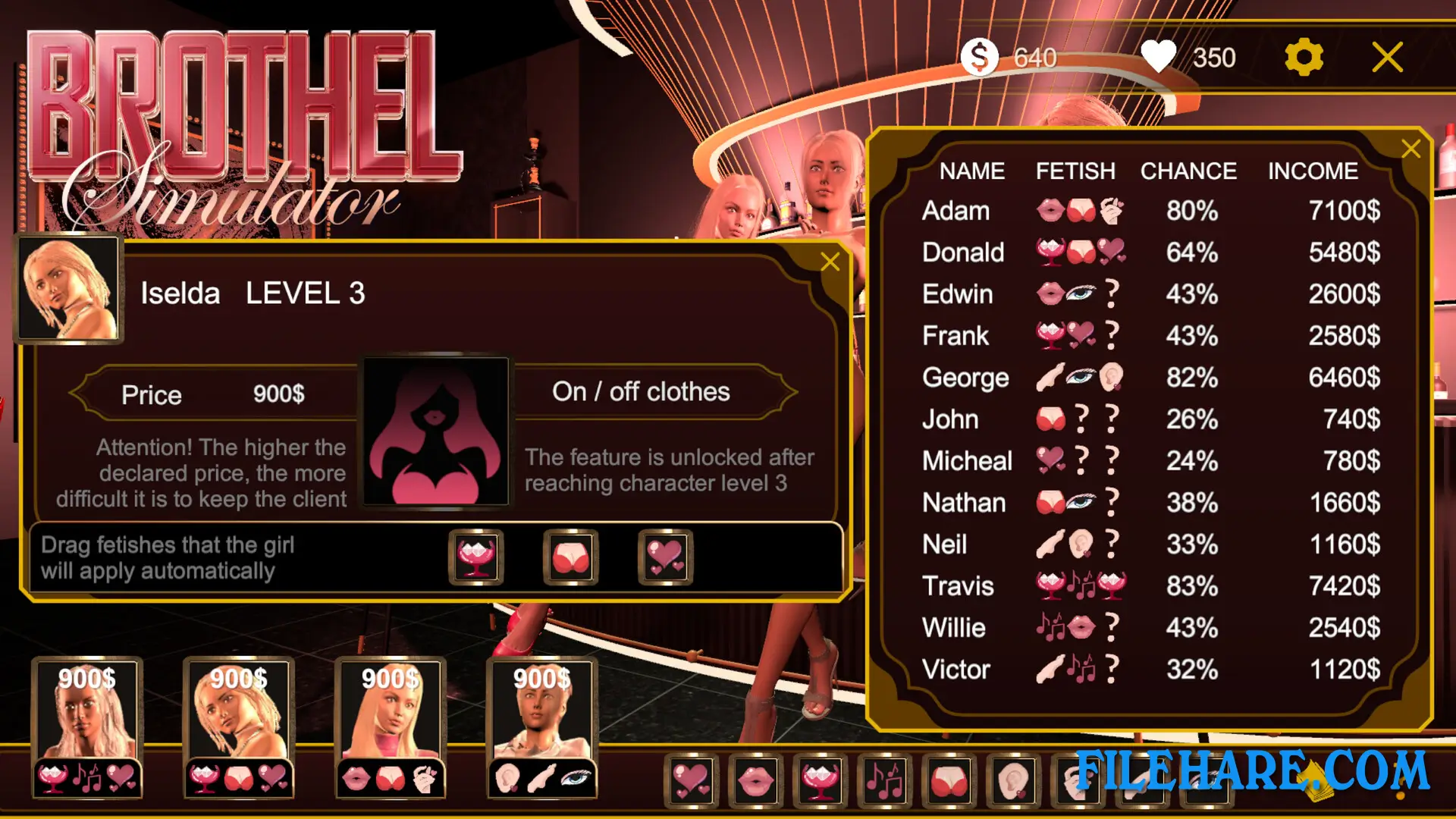 Brothel Simulator PC Game Screenshots 1