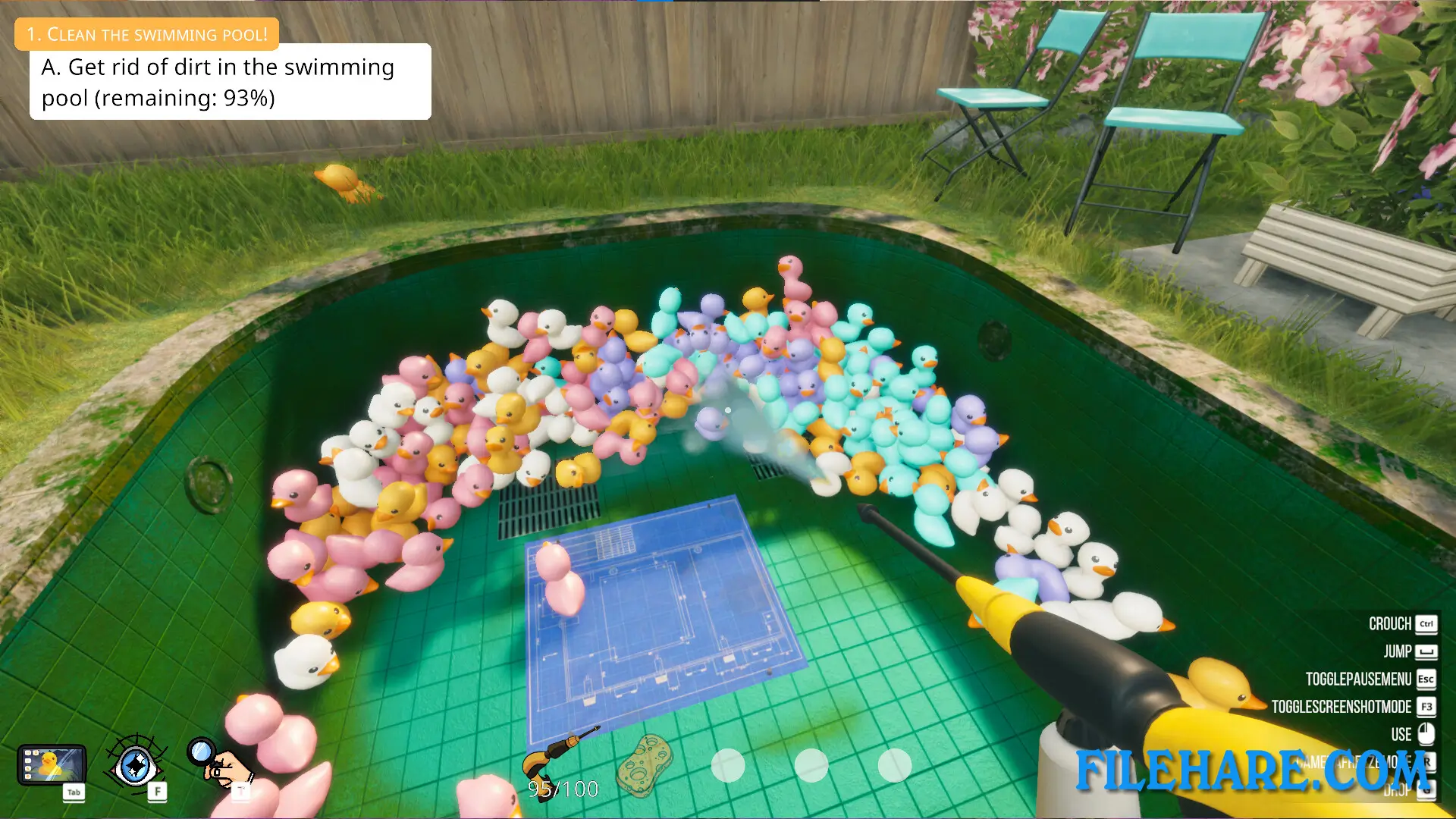 Pool Cleaning Simulator PC Game Screenshots 1