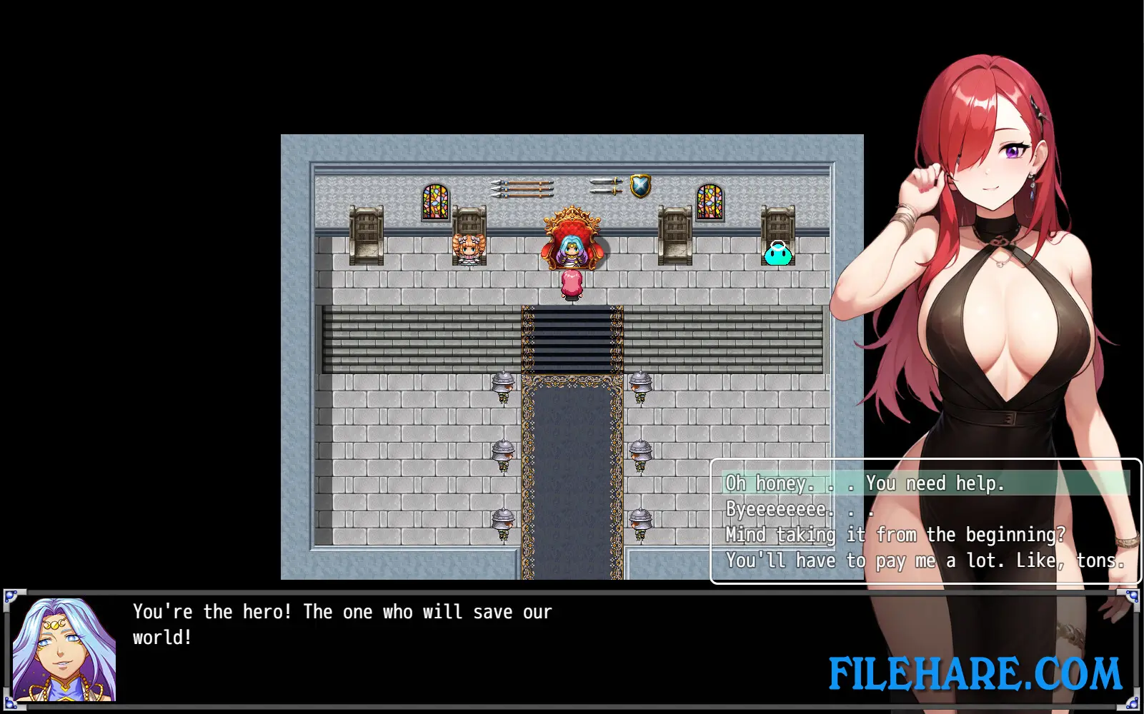 Herolike; An Unfortunate Isekai PC Game Screenshots 3