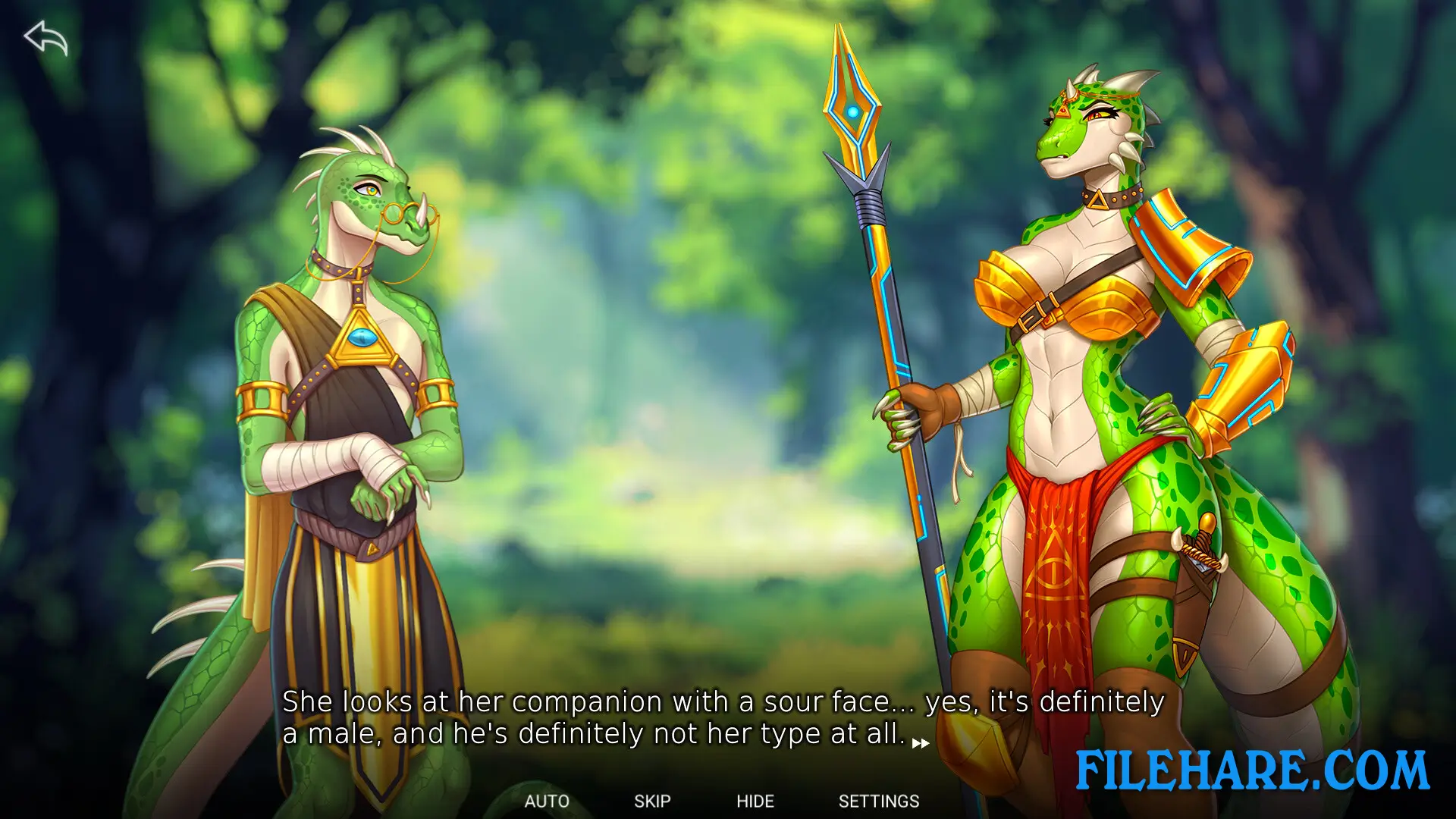 Humans are not that against Lizardwomen PC Game Screenshots 2