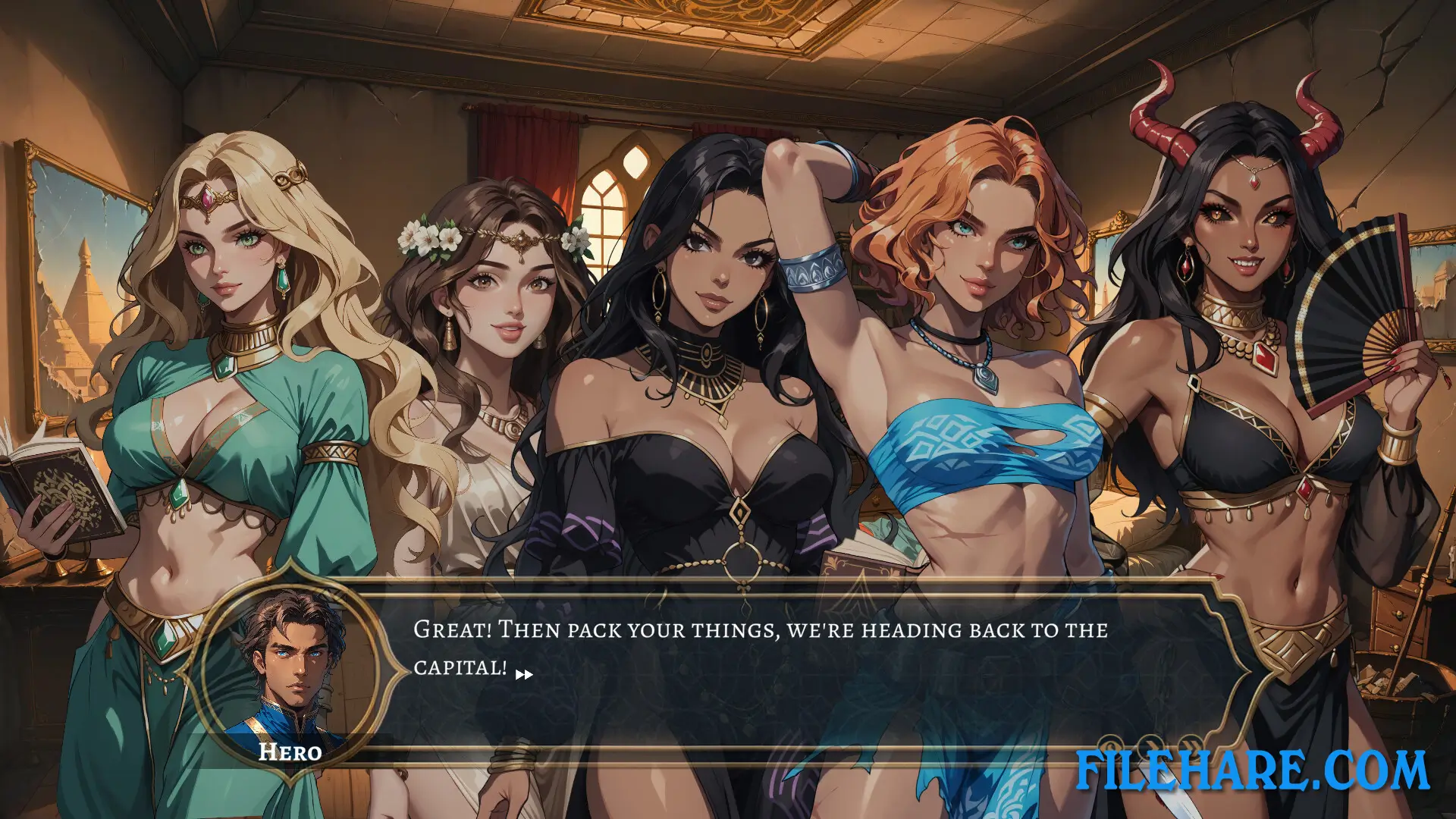 LUST HAREM: 1001 Pleasures PC Game Screenshots 3