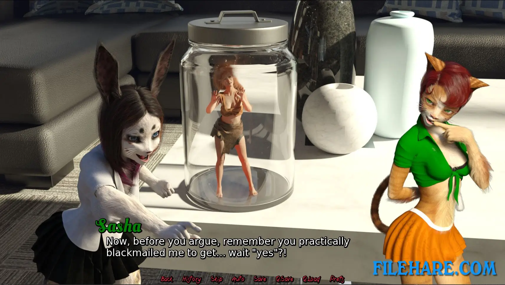 Voronica Cleans House: a Vore Adventure PC Game Screenshots 2