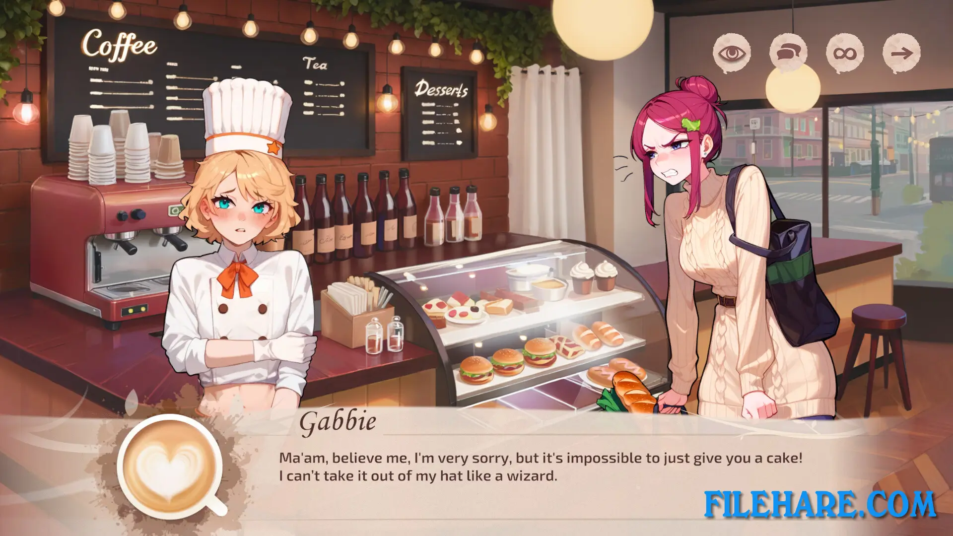 Coffee & Boobs PC Game Screenshots 2