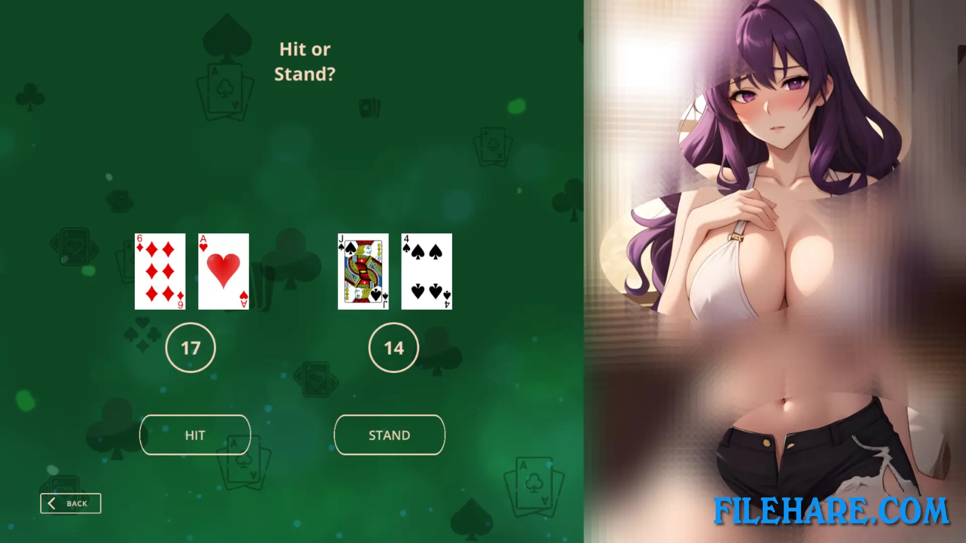 Hentai Blackjack PC Game Screenshots 2