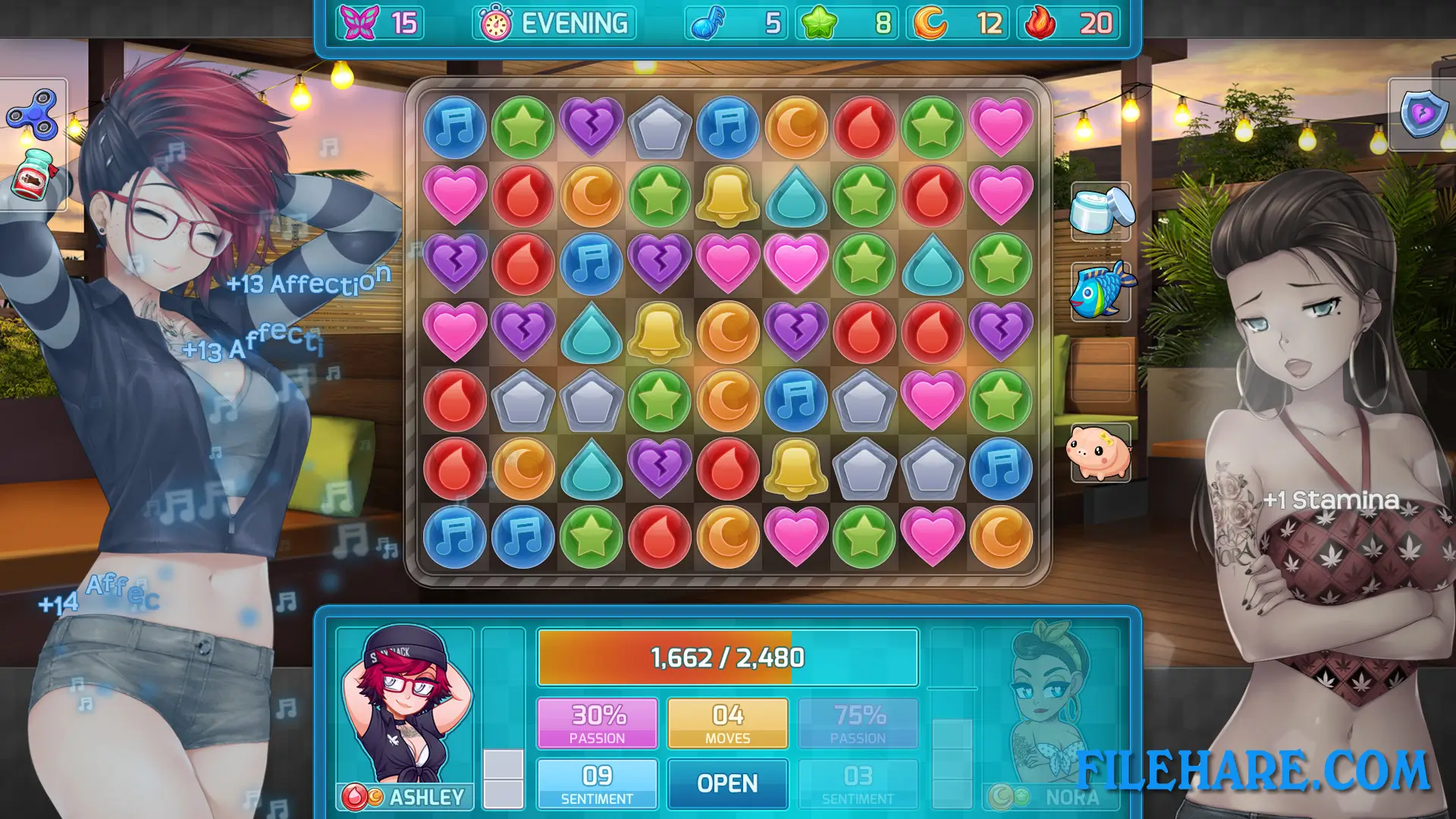 HuniePop 2: Double Date PC Game Screenshots 3