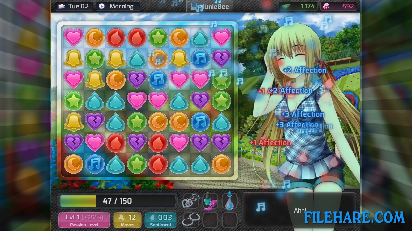 HuniePop PC Game Screenshots 2