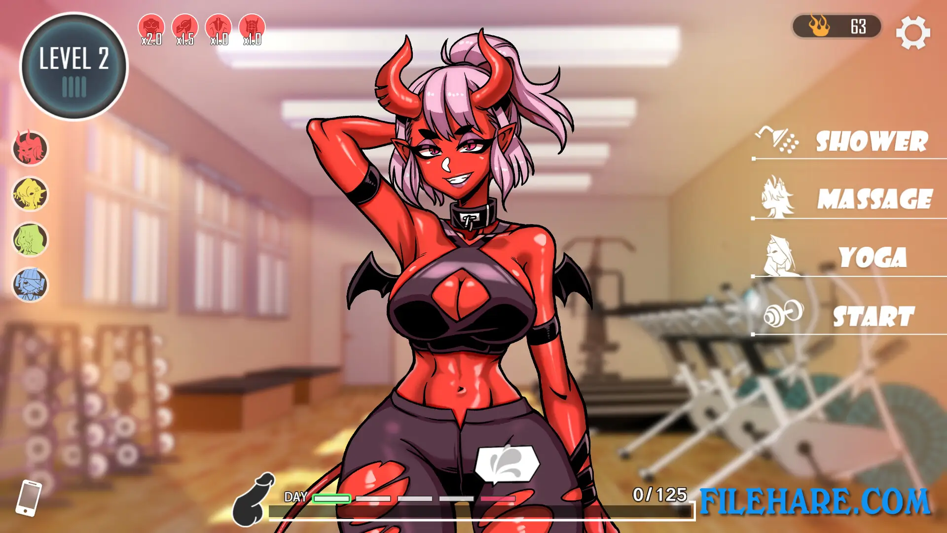 Lewd Gym PC Game Screenshots 1