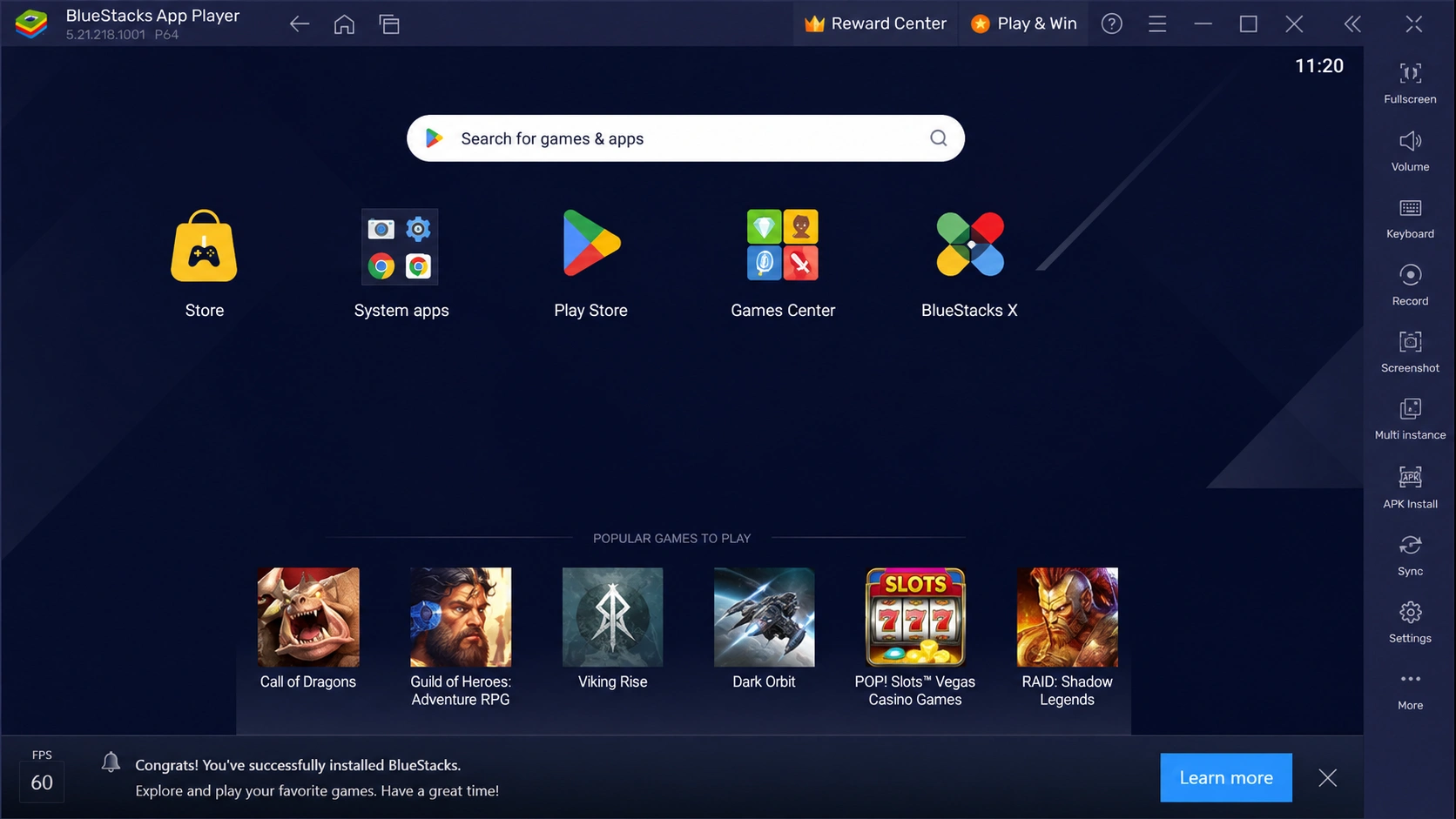 BlueStacks App Player Download for PC