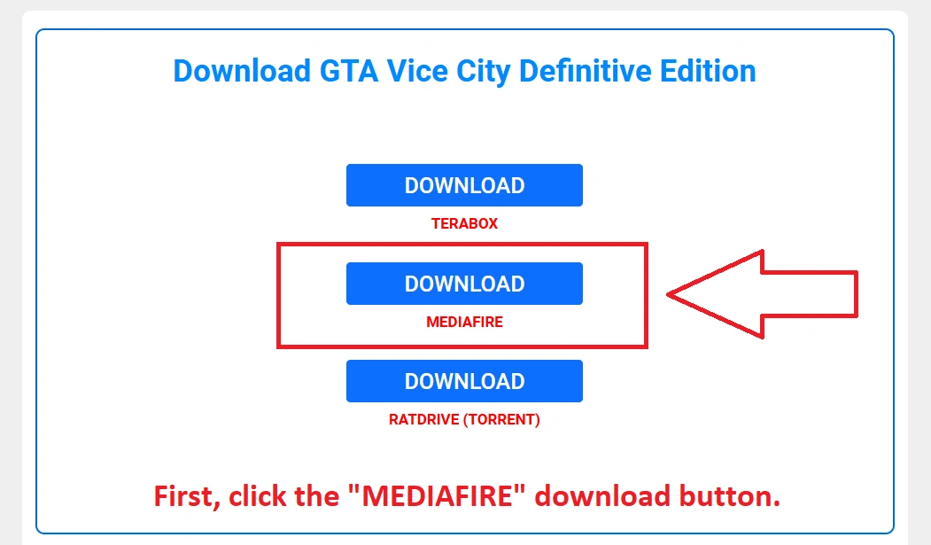 Screenshots showing how to download file